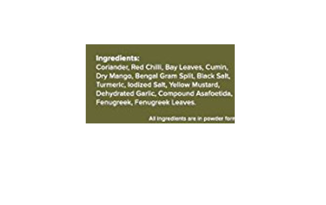 Satvam Sabji Masale    Box  100 grams